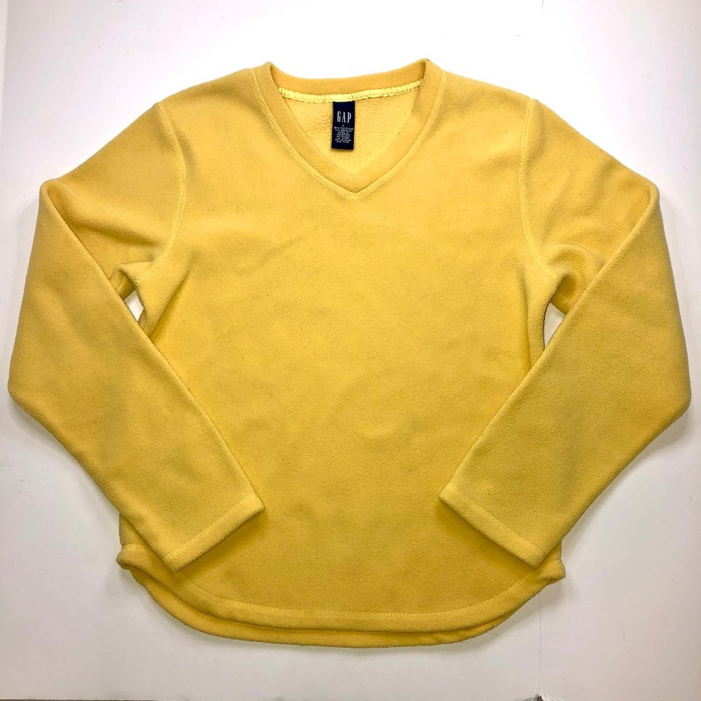 GAP V-Neck Cozy Yellow Sweater